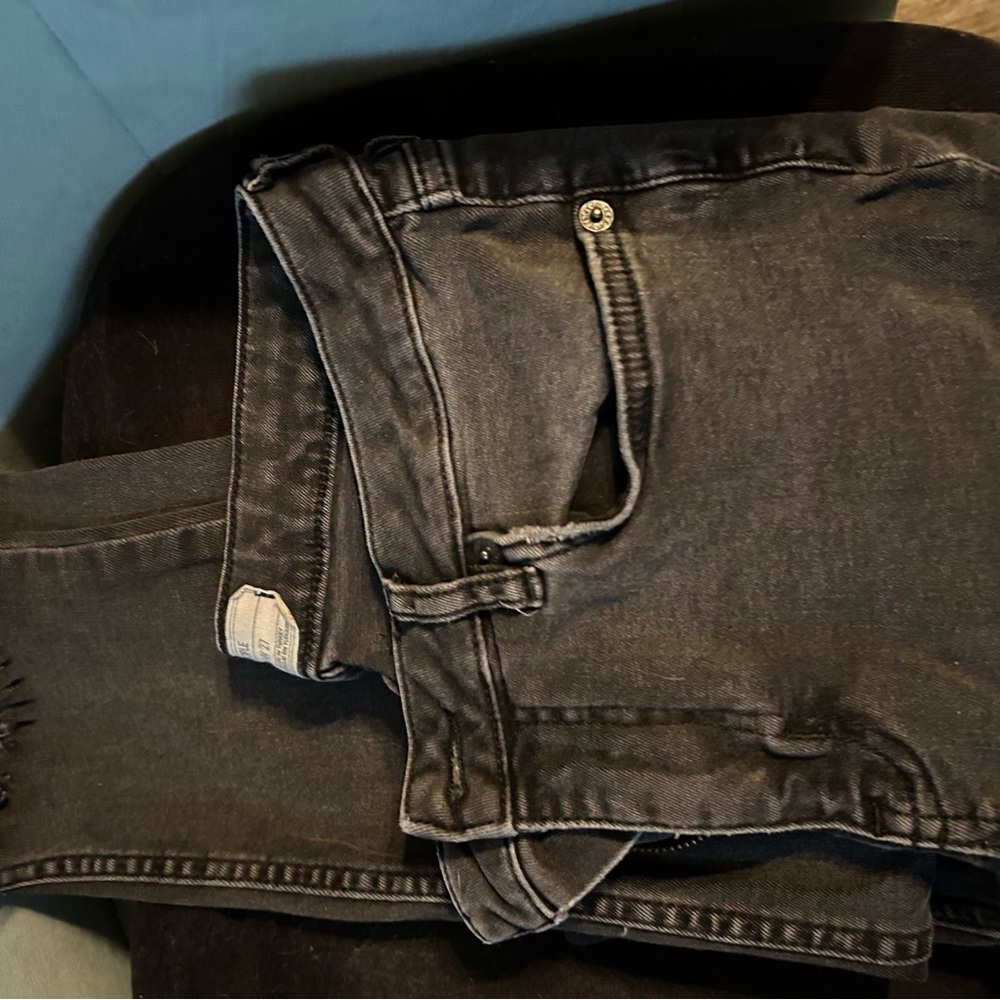 Stylish Black Denim Jeans